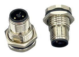 NORCOMP 859-T04-103R004 SENSOR CONN, M12, 4POS, PLUG, PANEL