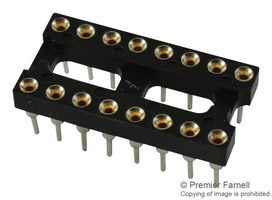 MILL-MAX 110-44-624-41-001000 DIP SOCKET, 24POS, 2.54MM, TH