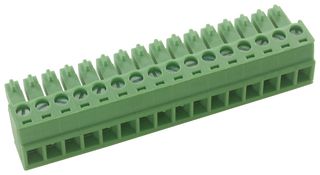 MULTICOMP EBK-16-B. TERMINAL BLOCK, EUROSTYLE 16 POSITION 24