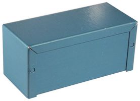 BUD INDUSTRIES CU-2104-B ENCLOSURE, BOX, ALUMINIUM, GRAY
