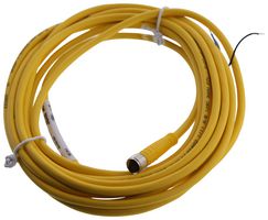 TURCK PKG 3M-4 SENSOR CORD, M8 3P RCPT-FREE END,4M