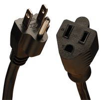 EATON TRIPP LITE P024-003 POWER CORD, NEMA 5-15P/5-15R, 3FT, 15A
