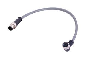 HARTING 21355154564030 SENSOR CABLE, 5P M12 PLUG-R/A RCPT, 9.8