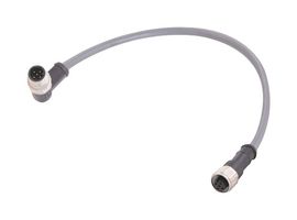 HARTING 21355352564060 SENSOR CBL, 5P M12 R/A PLUG-RCPT, 19.7