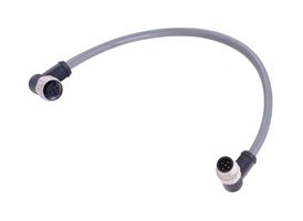 HARTING 21355354564030 SENSOR CABLE, 5P M12 R/A PLUG-RCPT, 9.8