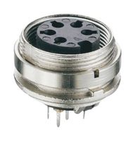 LUMBERG KGR 80. CONNECTOR,CIRCULAR DIN,FEMALE CHASSIS SO