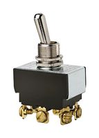 IDEAL 774016 TOGGLE SWITCH, DPDT, 20A, 125VAC, PANEL