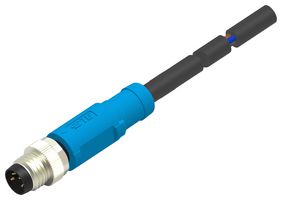TE CONNECTIVITY T4051110004-007 SENSOR CORD, 4P, M8 PLUG-FREE END, 10M