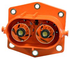 AMPHENOL INDUSTRIAL UPCR022ANS1 POWER CONNECTOR, RCPT, 2POLE, PANEL