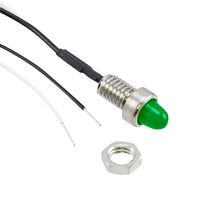 VCC / VISUAL COMMUNICATIONS COMPANY 6039-004-304G-A PANEL INDICATOR, 4.9MM, YELLOW GRN, 2V