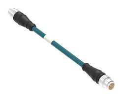 MOLEX / BRAD 1300480107 SENSOR CORD, 4P M12 PLUG-M12 PLUG, 15M