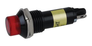 DIALIGHT 612-3132-130F. PANEL MOUNT INDICATOR, LED, 12MM, RED, 1