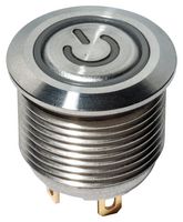 C&K COMPONENTS ATP16-DL1-000-B4SA-04G ANTI VANDAL SWITCH, SPST, 2A, 36VDC/PANL