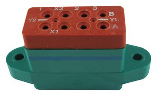 AMPHENOL PCD M12883/41-04 LC RELAY SOCKET, 10A, 8POS, PANEL, STUD