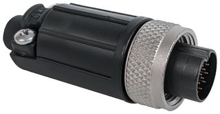 SWITCHCRAFT/CONXALL SF6980-18PG-530 CIRCULAR CONNECTOR, 18POS, PLUG, CRIMP