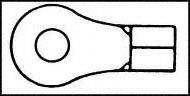 TE CONNECTIVITY - AMP 8-322870-3 TERMINAL, RING TONGUE, 5/16IN, CRIMP