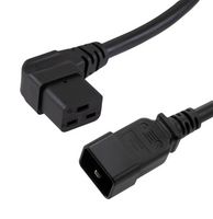 L-COM PCS05L2-BLK-6F POWER CORD, IEC 60320 C20-R/A C19, 6