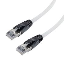 L-COM TRD626ASP-WHT-2F ENET CABLE, CAT6A, RJ45 PLUG-PLUG, 24"