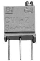 TT ELECTRONICS / BI TECHNOLOGIES 64WR5KLF TRIMMER POTENTIOMETER, 5KOHM 12TURN THRO