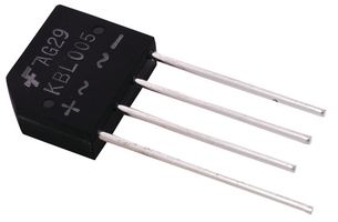 VISHAY KBL005-E4/51 BRIDGE RECTIFIER, SINGLE PHASE, 4A, 50V,
