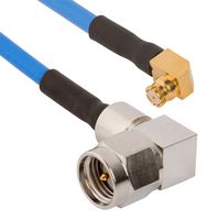 AMPHENOL SV MICROWAVE 7012-1327. RF CABLE ASSY, R/A SMA PLUG-SMP JACK, 6"