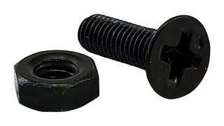 IO AUDIO TECHNOLOGIES IO-M3X10/M3HN-B-50 MACHINE SCREW, M3X10MM, STEEL, FLAT HEAD