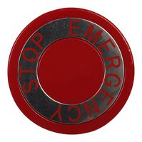 EATON CUTLER HAMMER 10250TB63 NON-ILLUM PUSHBUTTON SW CAP, RED, 40MM