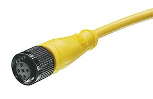 MOLEX 1200651555 SENSOR CORD, 4P, M12 RCPT-FREE END, 4M