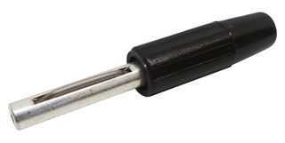 DELTRON COMPONENTS 550-0100 BANANA PLUG, 10A, SOLDER, BLACK