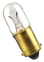 CEC INDUSTRIES 757 LAMP, INCANDESCENT, MINI BAYONET/BA9S, 2