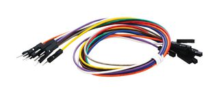 BUD INDUSTRIES BC-32671 JUMPER WIRE, 26AWG, 11.81INCH, 10PCS