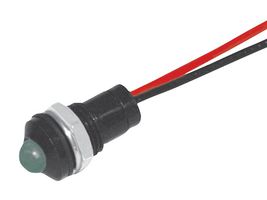 WAMCO WL-19W803550152 PANEL INDICATOR, GREEN, 8MM, 24VDC