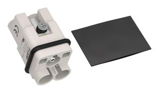 LAPP 10431724 HEAVY DUTY INSERT, PLUG, 2+PE POS, 40A