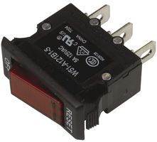 TE CONNECTIVITY - POTTER&BRUMFIELD W51-A121B1-5 CIRCUIT BREAKER, THERMAL, 1P, 125V, 5A
