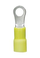 PANDUIT PV10-10RX-D TERMINAL, RING TONGUE, #10, 10AWG, YEL