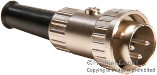 SWITCHCRAFT/CONXALL 05CL3MX CONNECTOR, DIN, PLUG, 3 POSITION