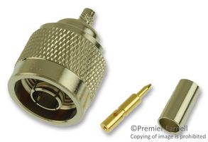 AMPHENOL RF 082-5375-RFX RF/COAXIAL, N PLUG, STRAIGHT, 50 OHM, CR