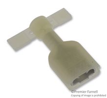 MOLEX 19003-0106 TERMINAL, FEMALE DISCONNECT, 6.35MM, CRIMP, YELLOW