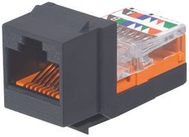 PANDUIT NK5E88MBLY CAT5E RJ45 MODULAR JACK, 8 POSITION, 1 P