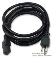 MULTICOMP SPC13292 POWER CORD NEMA5-15P/IEC, 6.6FT, 15A BLA