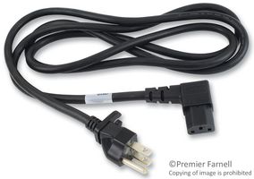 VOLEX 17508 POWER CORD NEMA5-15P/IEC, 79IN, 13A, BLA
