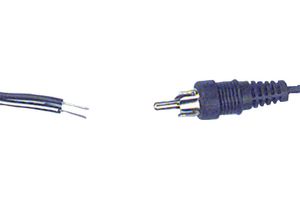 MULTICOMP PRO 28-580 RCA STEREO AUDIO CABLE, PLUG-TO-STRIPPED