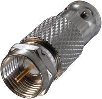 AIM CAMBRIDGE - CINCH CONNECTIVITY 27-8100 RF/COAXIAL ADAPTER, BNC JACK-F PLUG, 75