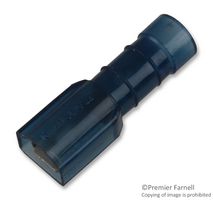 ABB - THOMAS & BETTS 14RBD-18377 TERMINAL, FEMALE DISCONNECT 0.187IN BLUE
