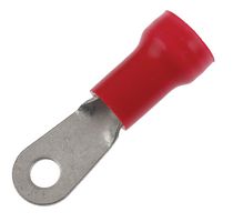 TE CONNECTIVITY - AMP 52263-1 TERMINAL, RING TONGUE, M5, 8AWG, RED