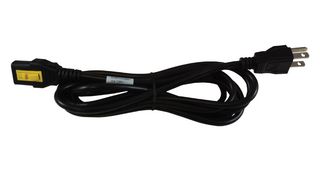 VOLEX VL-0124-02-300 POWER CORD NEMA5-15P/IEC, 3M, 10A, BLACK