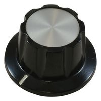 ALCOSWITCH - TE CONNECTIVITY PKB70B1/4 FLUTED KNOB WITH LINE INDICATOR, 6.35MM