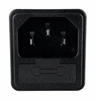 QUALTEK ELECTRONICS 723WA-15/48 CONN, IEC C14 INLET, 10A, 250VAC, PANEL