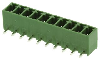 MULTICOMP PRO MCTE-03B10 TERM BLOCK, HEADER, R/A, 10POS, 3.81MM