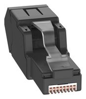 PANDUIT FPUD6X88MTG RJ45 CONN, PLUG, 8P8C, 1PORT, BLACK